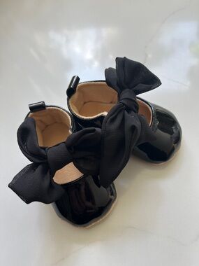 Target Black Patent Baby Bow Shoes